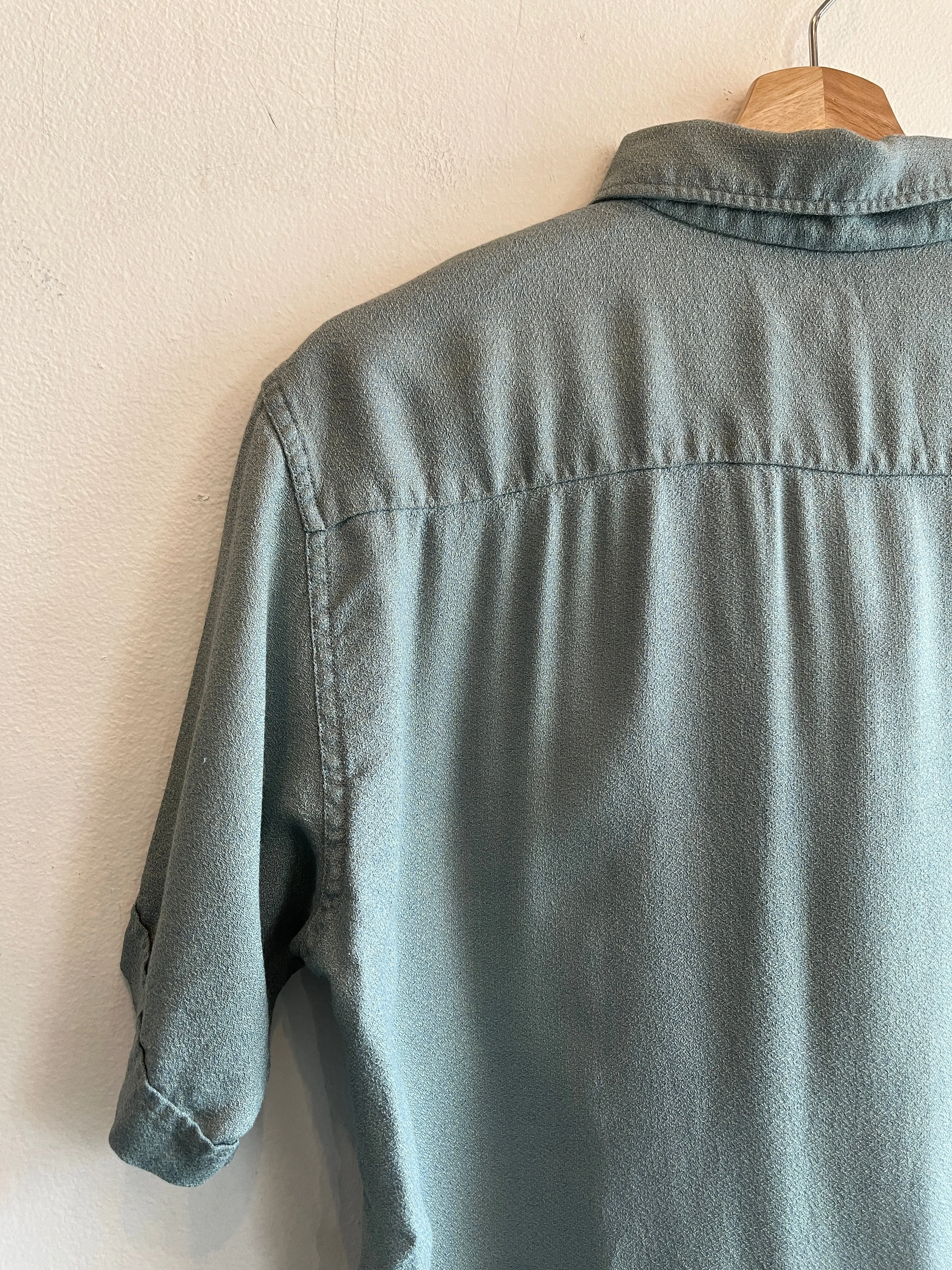 Vintage 1960s Silver Wings Button-Up Shirt