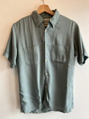 Vintage 1960s Silver Wings Button-Up Shirt
