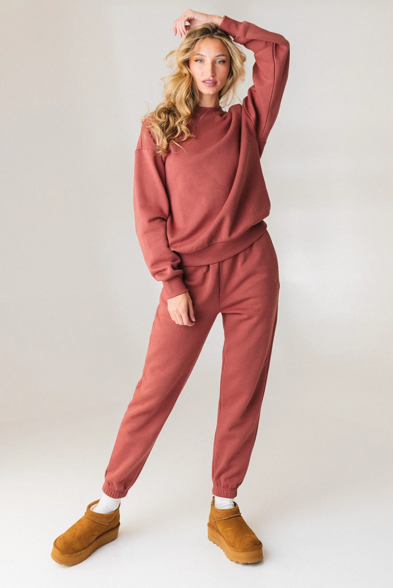 Vitality Cozy Uni Jogger - Rosewood