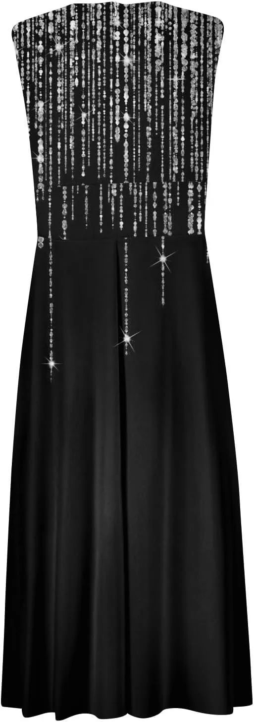 Wedding Dresses for Women High Waist Long Skirt Hem Comfortable Strapless Summer Dress Picnic Light-Hearted Knee Length Dress