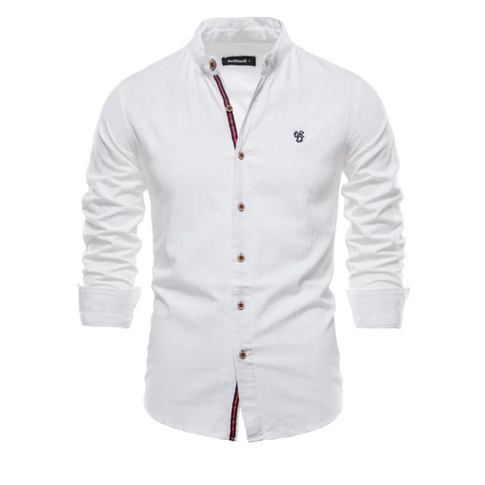 West Louis Exclusive Long Sleeve Cotton Button-Up Shirt
