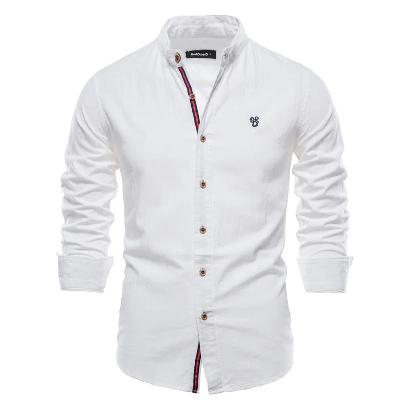 West Louis Exclusive Long Sleeve Cotton Button-Up Shirt
