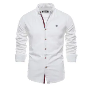West Louis Exclusive Long Sleeve Cotton Button-Up Shirt