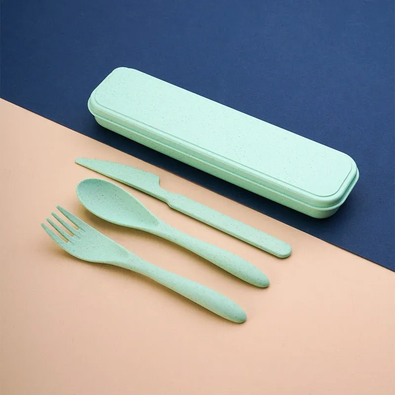 Wheat and Straw Eco-Friendly Cutlery Sets