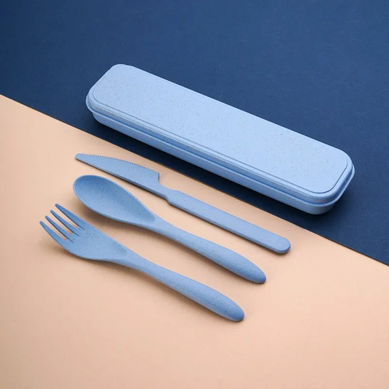 Wheat and Straw Eco-Friendly Cutlery Sets