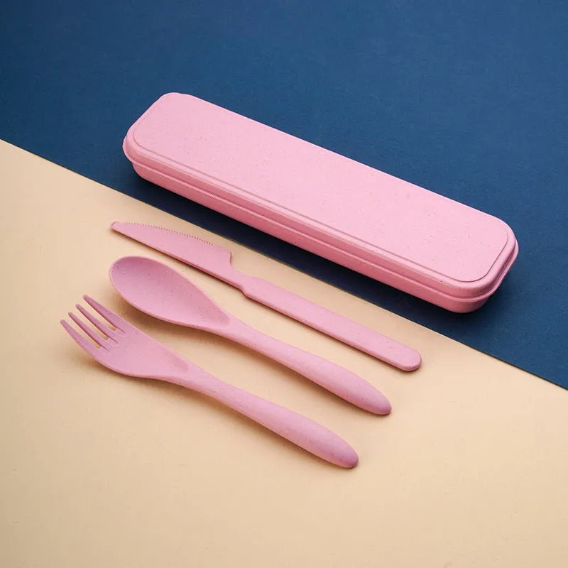 Wheat and Straw Eco-Friendly Cutlery Sets