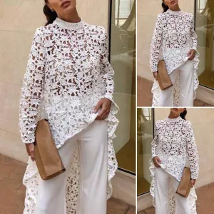 White Lace Blouse/Dress
