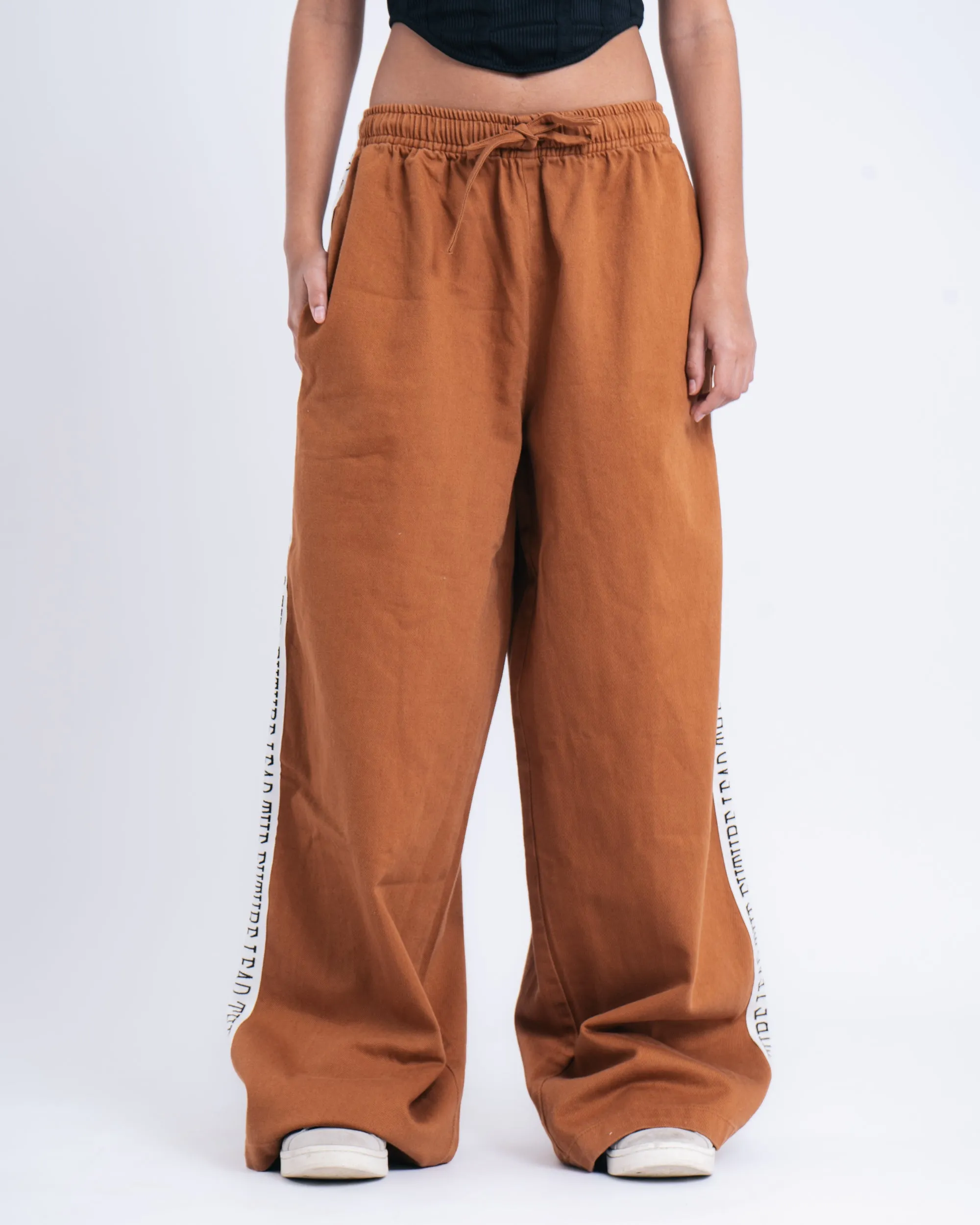 Wide Leg Twill Pants