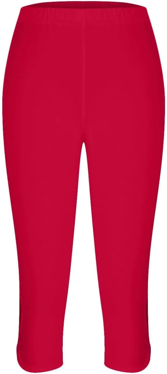 Womens Capris Summer Dressy Cropped High Waisted Yoga Pants Casual Lightweight Soft Leggings Workout Pants