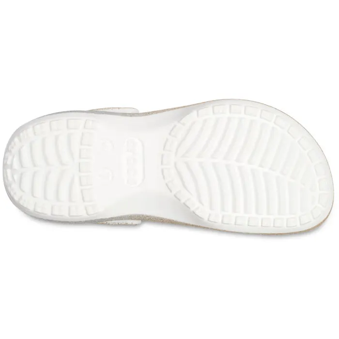 Womens Crocs - Classic PLATFORM Clog Ombre Glitter Gold
