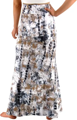 Womens Elegant Ditsy Floral Bodycon Skirts A Line Elastic High Waist Boho Maxi Long Skirt Work Party Novelty Skirt
