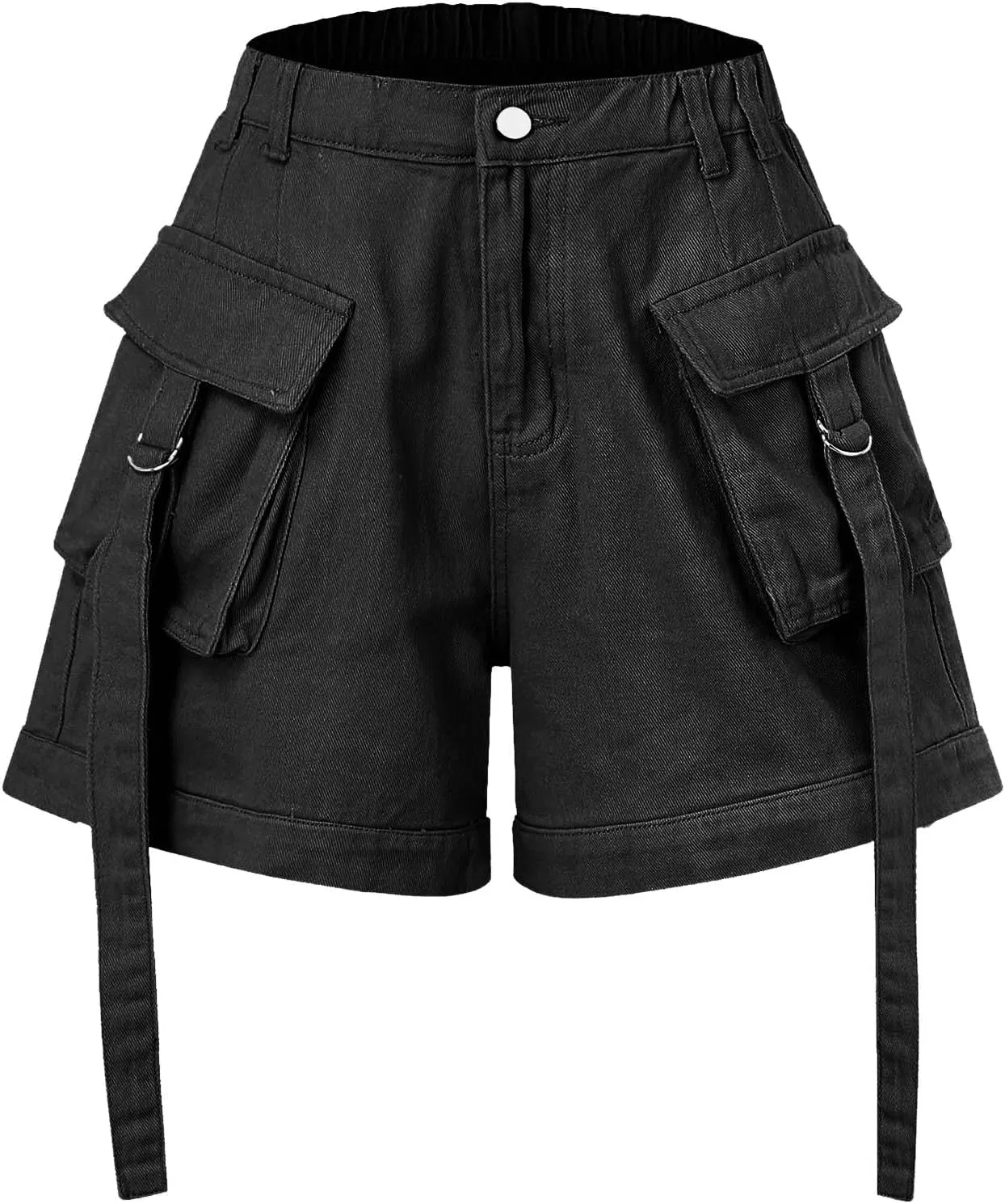 Womens Jean Shorts Mid Rise Stretchy 5 Inch Inseam Stretchy Denim Short Pants Casual Summer Lounge Jean Bike Shorts