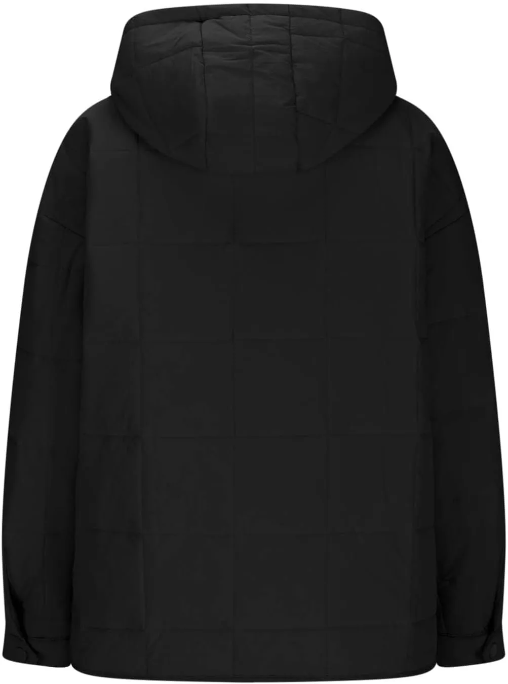 Women's Quilted Warm Puffer Jacket Winter Packable Pullover Down Coat Oversized Hoodie Lightweight Long Sleeve Outwear