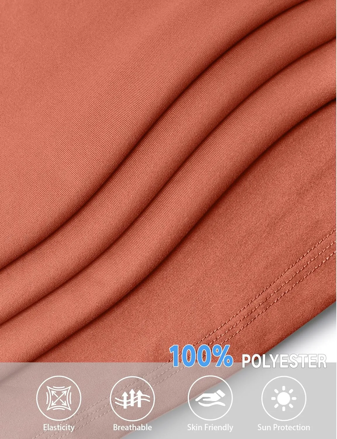 Women's T-Shirts Crew Neck Short Sleeve Summer Top Basic Tee Cassic Fit Gym Shirt for Casual Workout Yoga