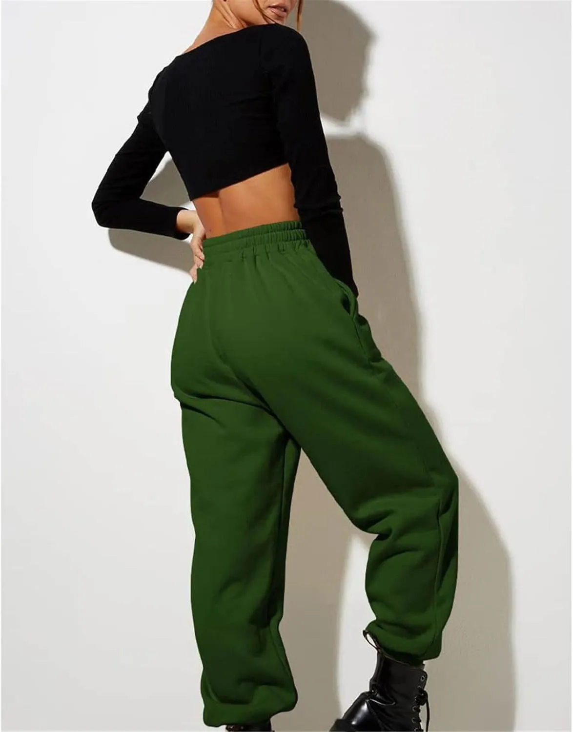Women's Thin High Waisted Loose Sweatpants Comfortable High Waisted Jogging Pants with Yoga Pants for Long Pants Casual