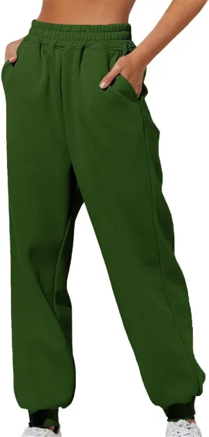 Women's Thin High Waisted Loose Sweatpants Comfortable High Waisted Jogging Pants with Yoga Pants for Long Pants Casual