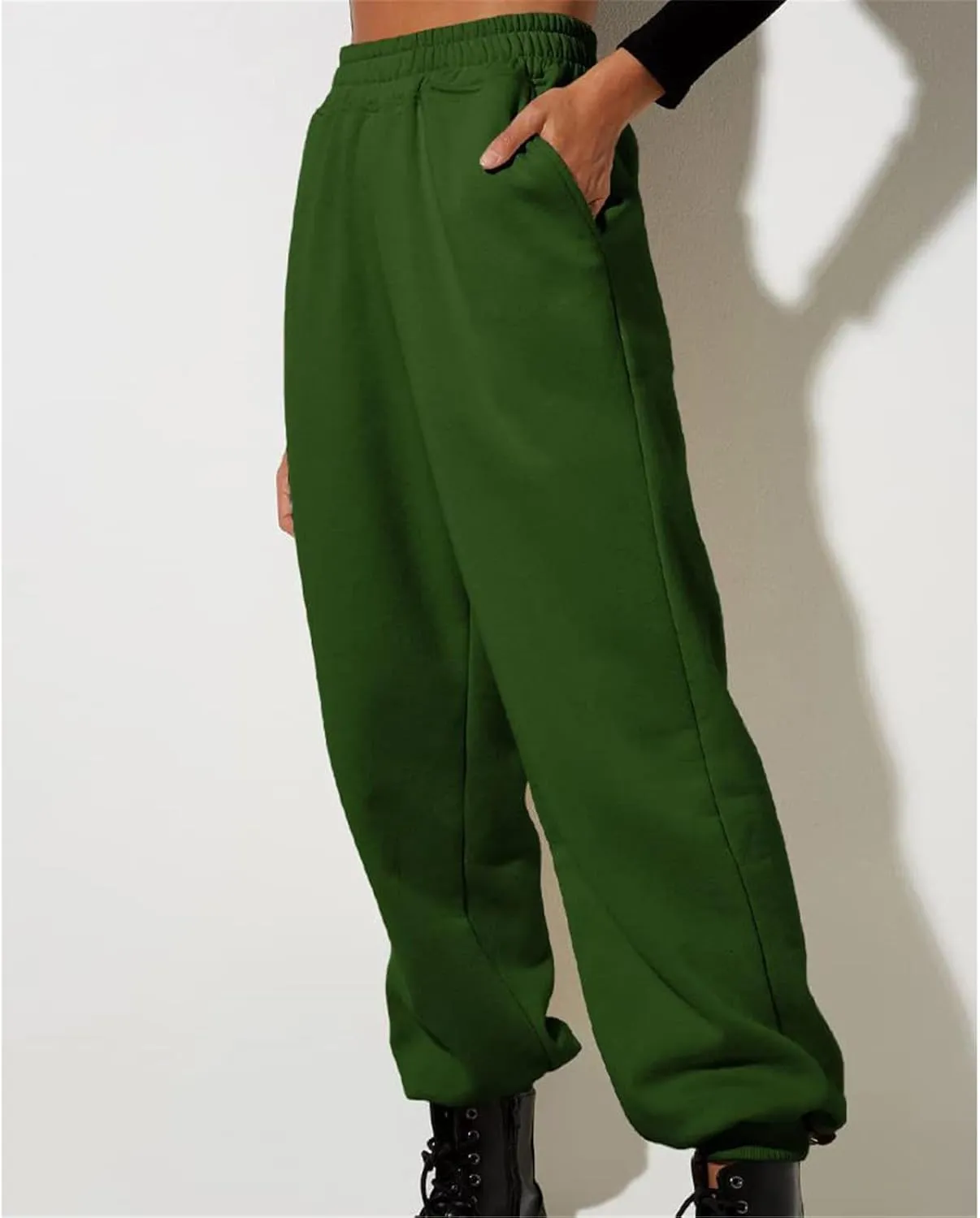 Women's Thin High Waisted Loose Sweatpants Comfortable High Waisted Jogging Pants with Yoga Pants for Long Pants Casual