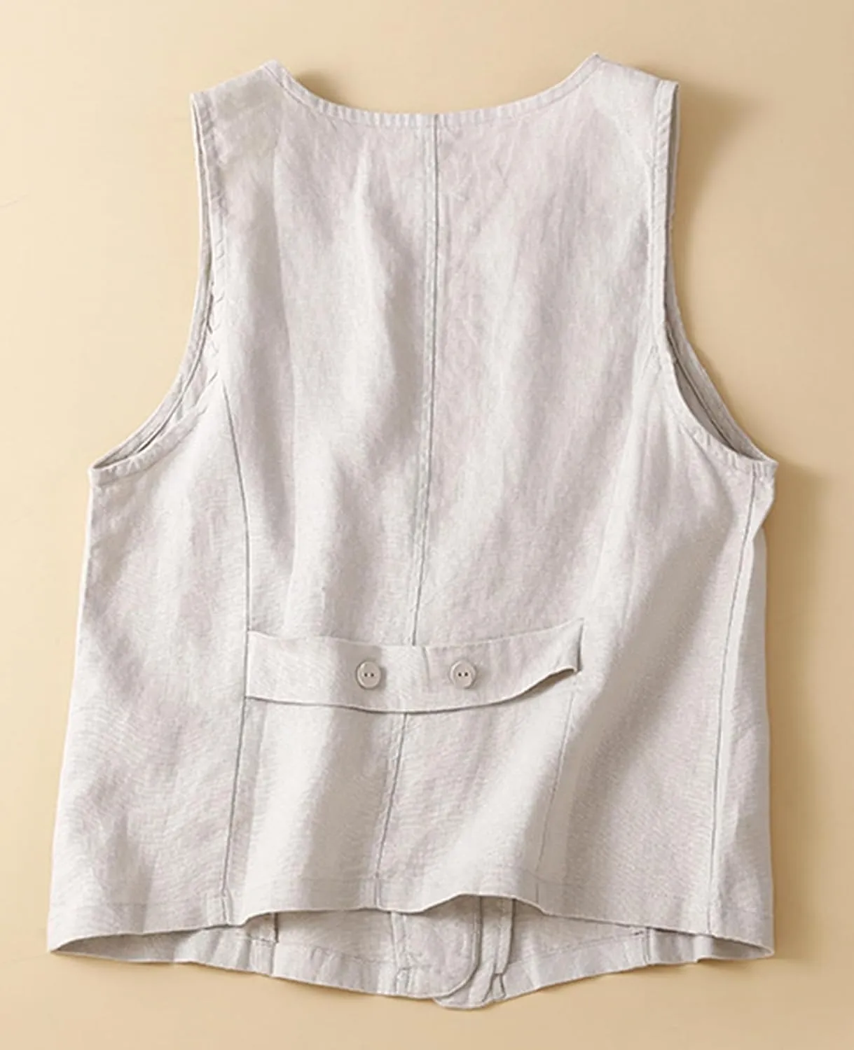 Womens Vest Sleeveless Sweater Tank Tops Loose Fit Round Neck Shirts Summer Blazers Coats