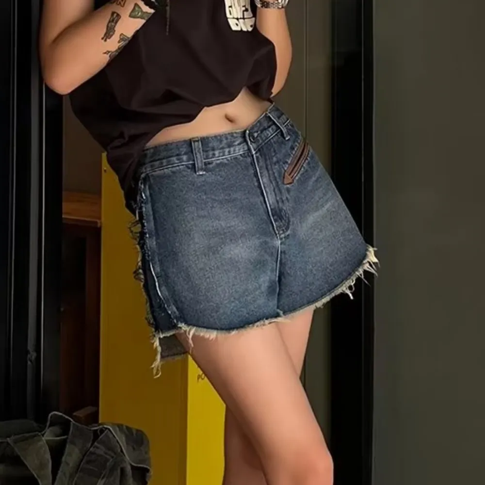 Women's Vintage Hottie Distressed Shorts