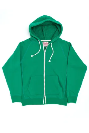 Wonder Looper Zip Hoodie Super Looper French Terry Green
