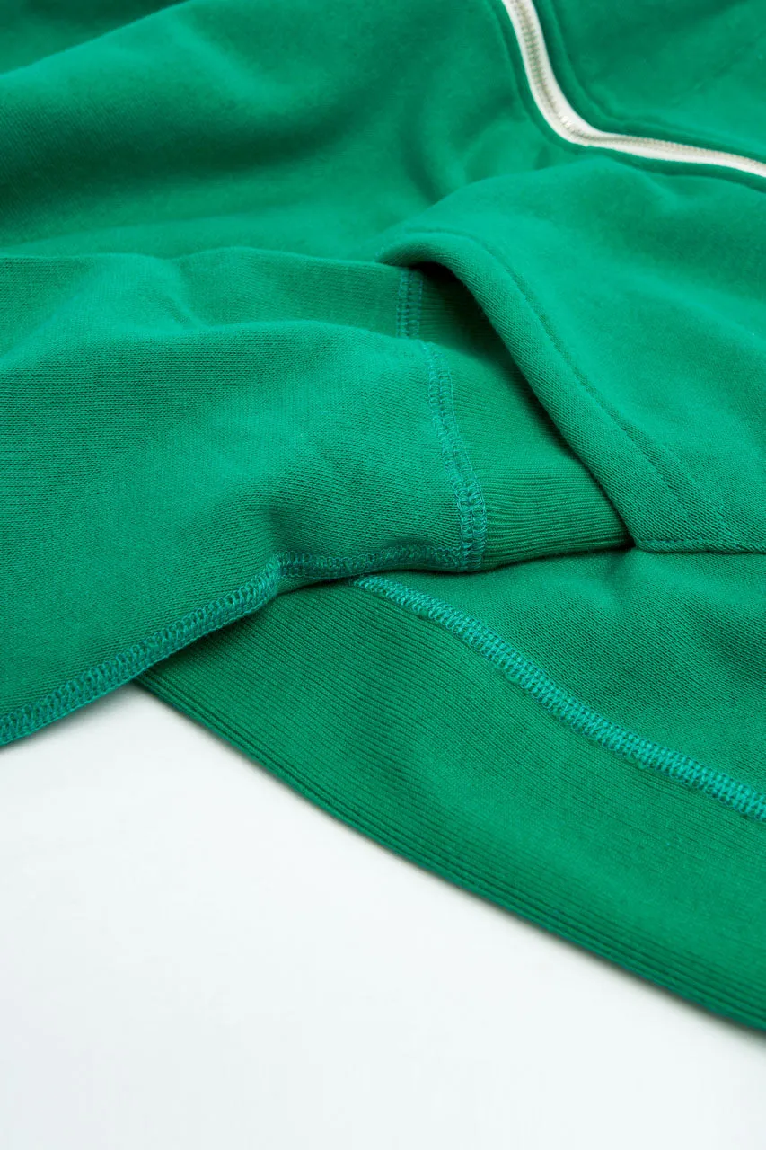 Wonder Looper Zip Hoodie Super Looper French Terry Green