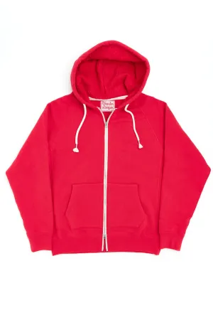 Wonder Looper Zip Hoodie Super Looper French Terry Red