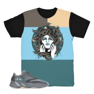 Yeezy 700 Teal Blue Kool Medusa Shirt