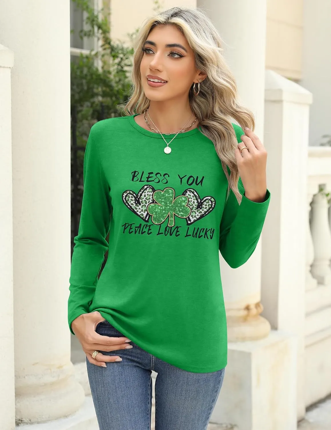 Zeagoo 3 Pack Long Sleeve Shirts for Women Casual Soft Crewneck Basic Tee Tops Fall Outfit Clothes