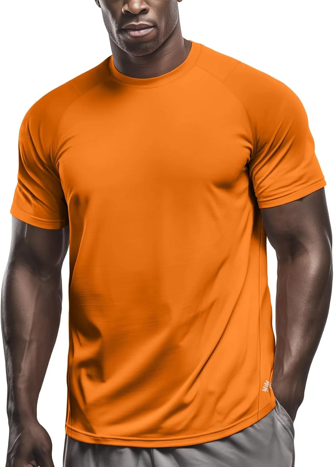 Zengjo Running Shirts for Men Quick Dry Performance T-Shirt Moisture-Wicking Athletic Tee for Gym Workout Training