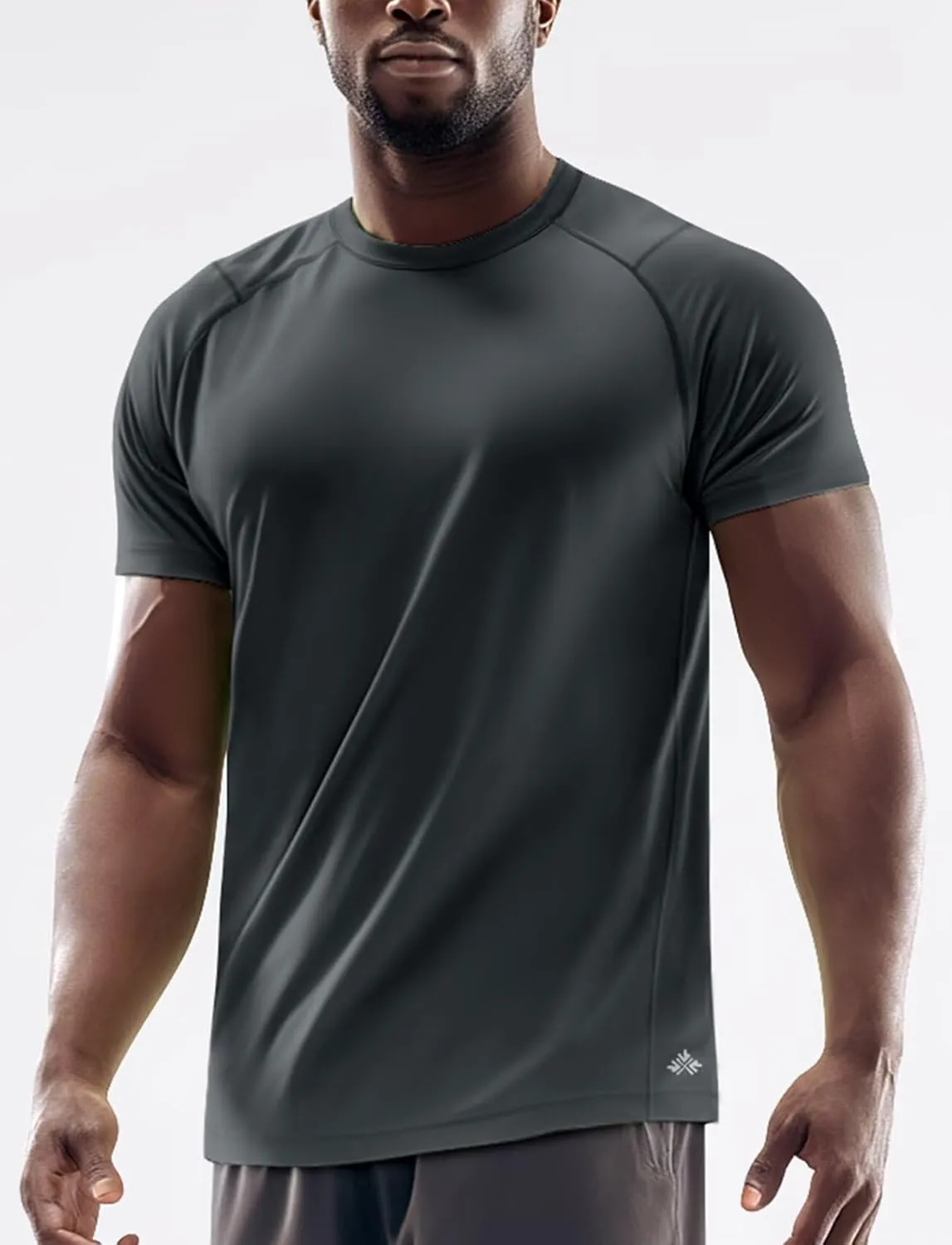 Zengjo Running Shirts for Men Quick Dry Performance T-Shirt Moisture-Wicking Athletic Tee for Gym Workout Training