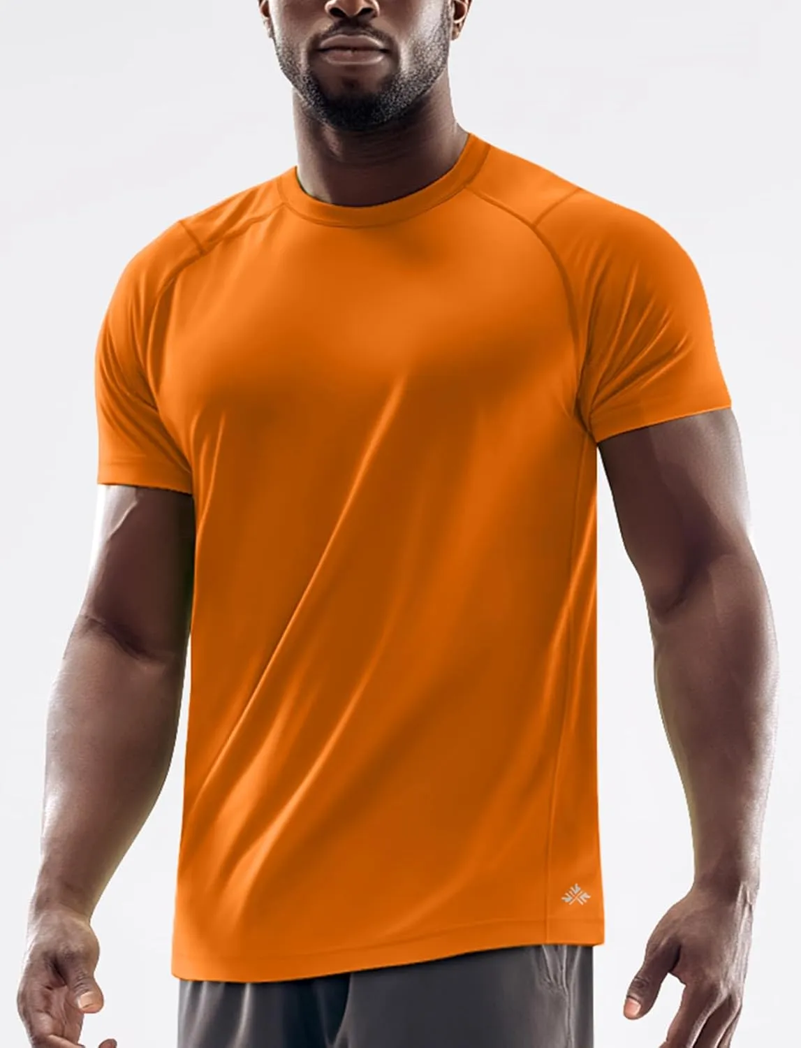 Zengjo Running Shirts for Men Quick Dry Performance T-Shirt Moisture-Wicking Athletic Tee for Gym Workout Training