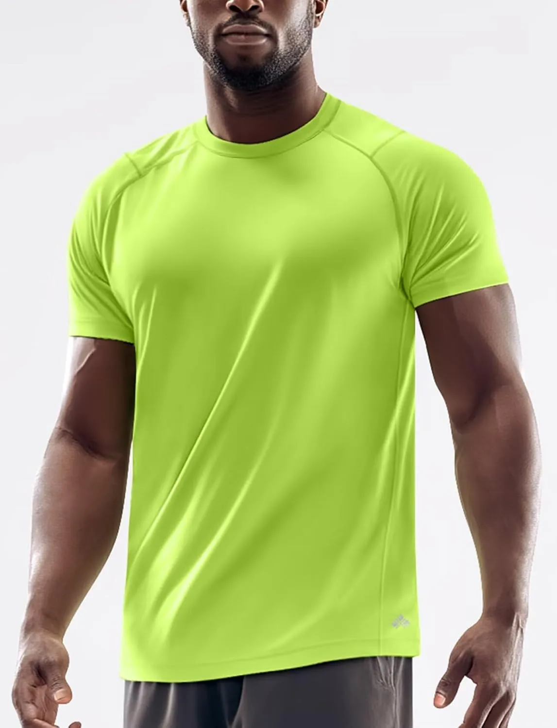 Zengjo Running Shirts for Men Quick Dry Performance T-Shirt Moisture-Wicking Athletic Tee for Gym Workout Training
